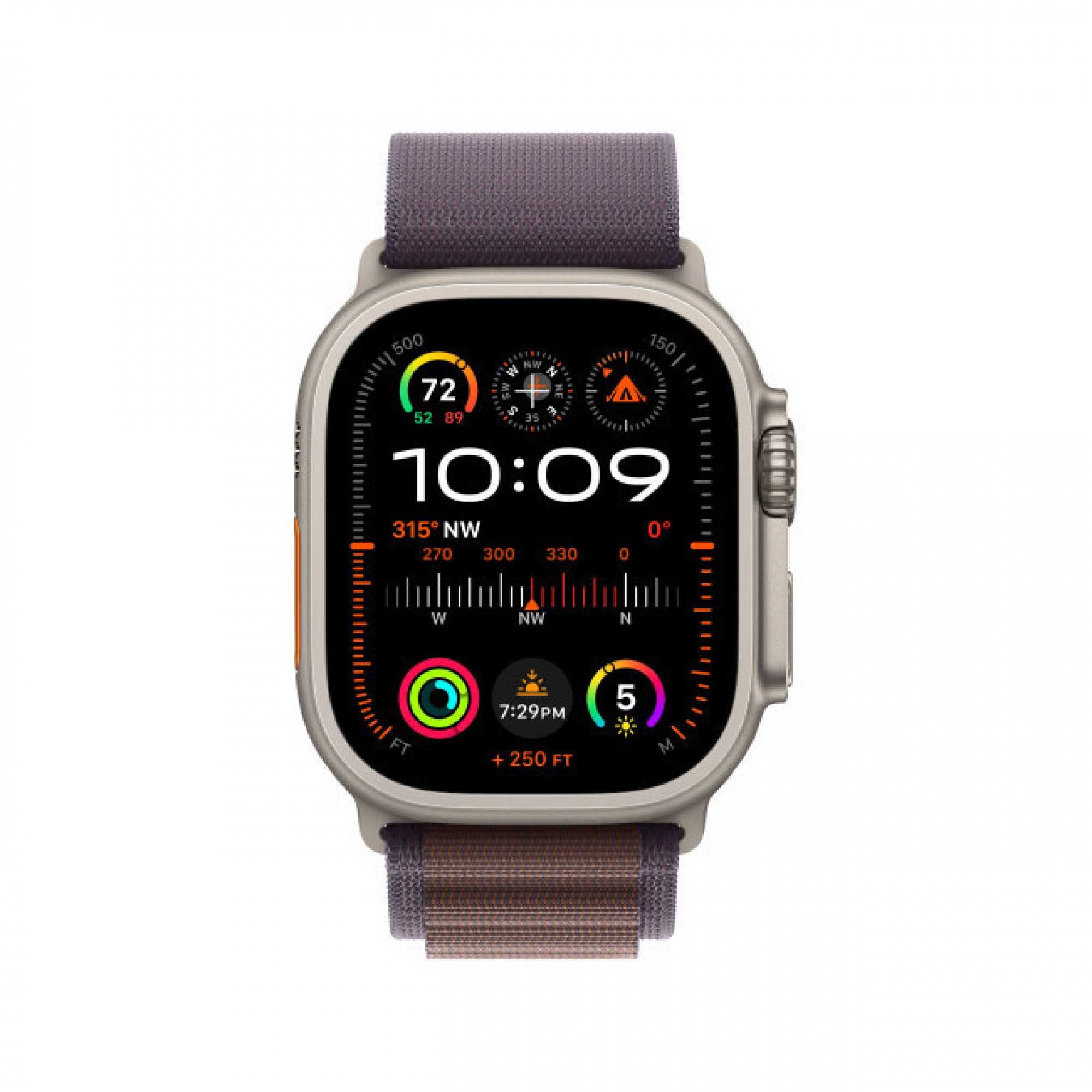 Apple Watch Ultra 2 GPS + Cellular 49mm Titanium Case with Indigo Alpine Loop - Medium (MRET3) б/у